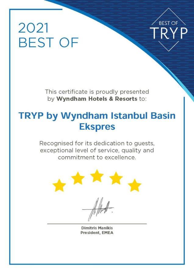 Tryp By Wyndham Istanbul Basin Ekspres Hotel Eksteriør billede